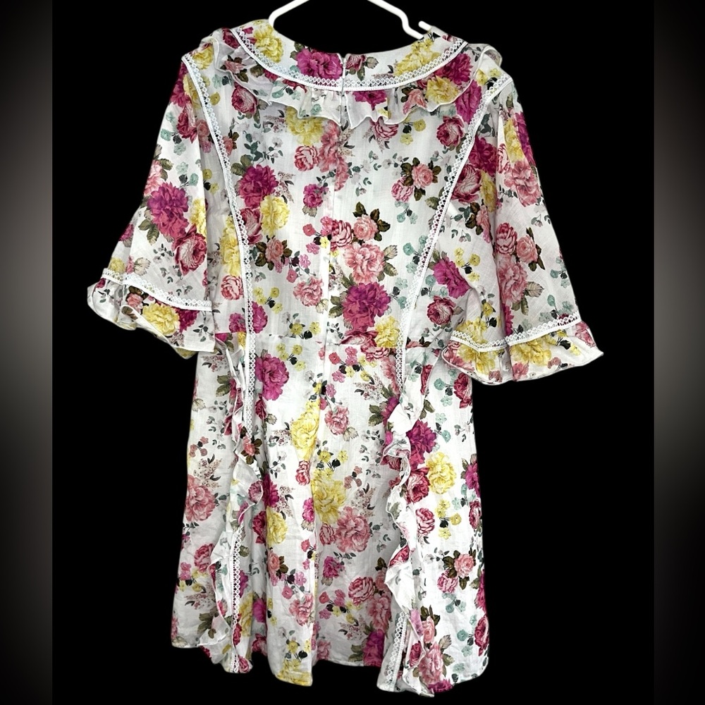 La Maison Talulah Tea Time Floral Mini Dress Size Large - Picture 6 of 8